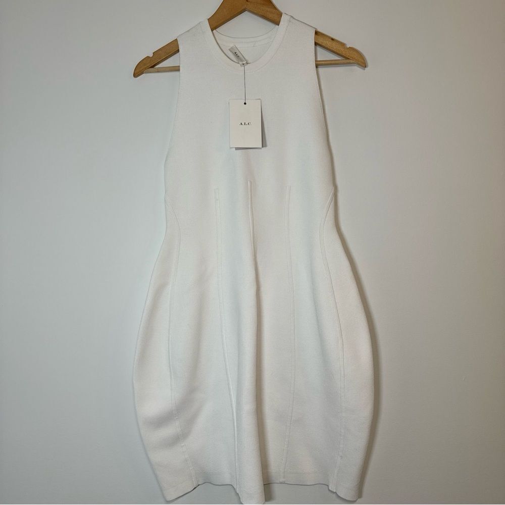 A.L.C White Dress New With Tags Size Size Medium *flaws*
